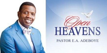 Open Heavens Daily Devotional